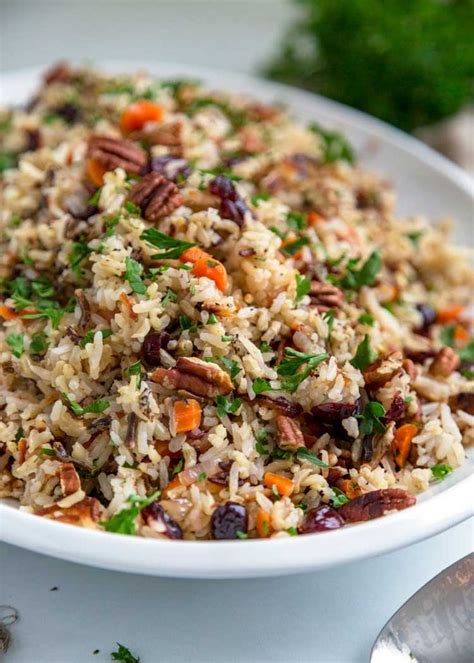 Wild Rice Pilaf Wild Rice Recipes Side Dishes Rice Side Dishes Rice