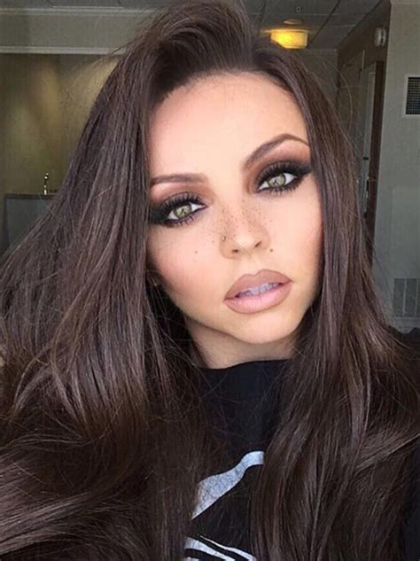Jesy Nelson Shows Off Her New Brunette Hair Colour And We Re Loving It