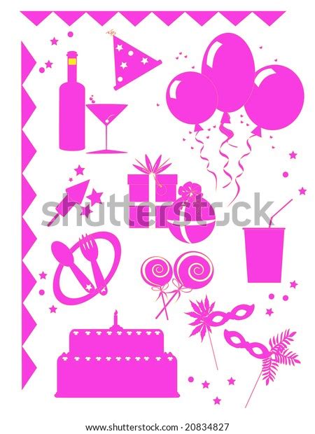 Party Elements Vector Stock Vector Royalty Free 20834827 Shutterstock