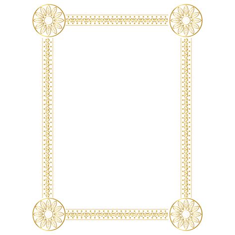 Golden Wedding Invitation Vector Hd Png Images Golden Wedding Invitation Border Design Wedding