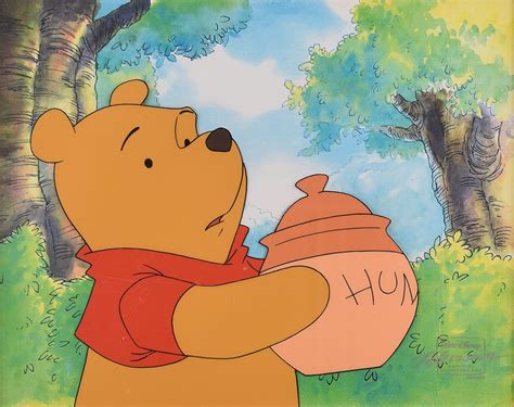 Winnie The Pooh Production Cel From The New Adventures Of Winnie The