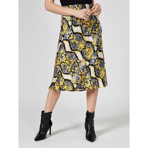 Outlet Ghost London Laila Printed Skirt Qvc Uk