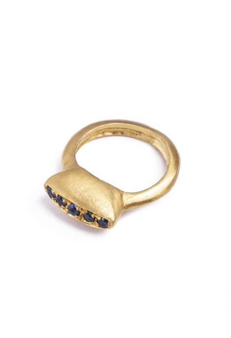 Gold Blue Saphire Ring Multy Gem Ring Designer Gemstone Etsy Blue