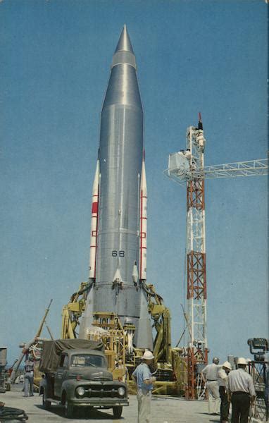 Atlas Intercontinental Ballistic Missile At Cape Canaveral Florida