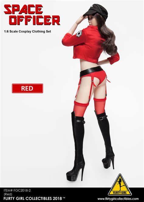 FGC2018 2 Red Flirty Girl S 1 6 Female Space Officer ToysFanatic