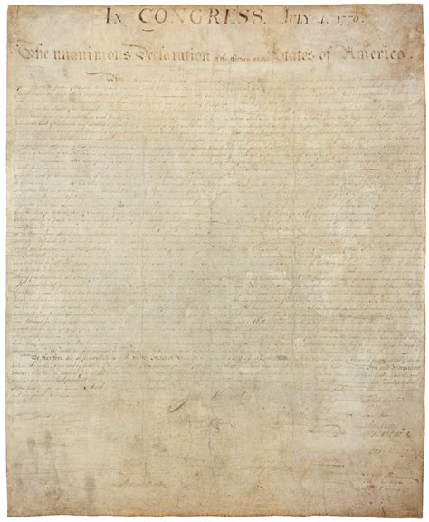 The declaration of independence is one of the most important documents in the history of the united states. United States Declaration of Independence, Full Text & Fun ...