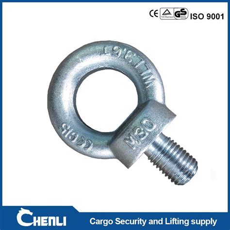 Brass Stainless Steel Lifting Eye Bolt Forged Carbon Steel C Eye