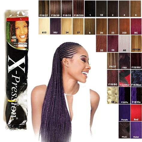 X Pression Xpression Expression 100 Kanekalon 82 Etsy Braiding