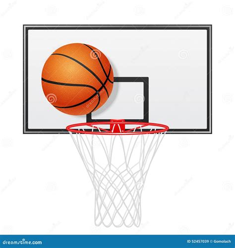 Basketball Backboard Royalty Free Cartoon 49227839