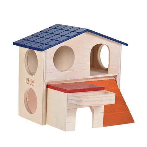 Buy Natural Wooden Foldable Hamster House Home Hideout