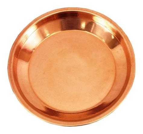 Jgs Pure Copper Pooja Thali Plate For Poojan Purpose Inch Puja Thali For Home Wedding Gifts