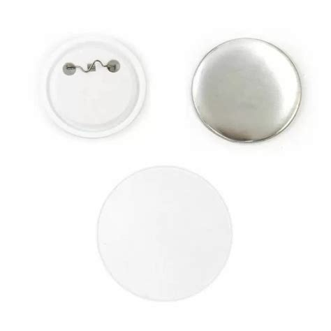 25mm Badge Components For Pin Button Badge Pressing 100 Pack