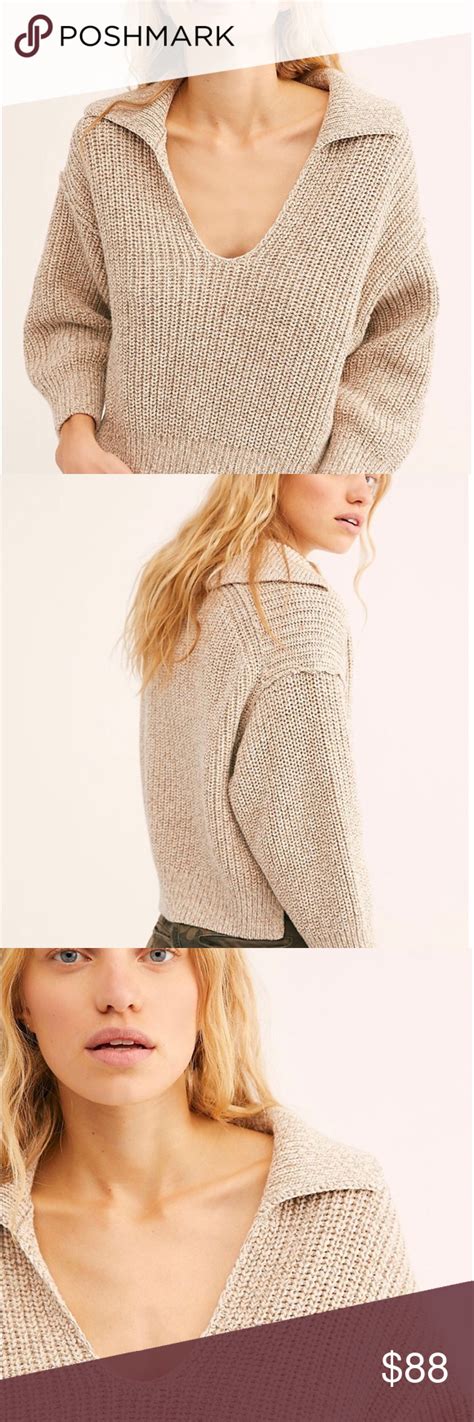 Nwt Free People Love This City Sweater Sweaters Woven Sweater Free People Sweater