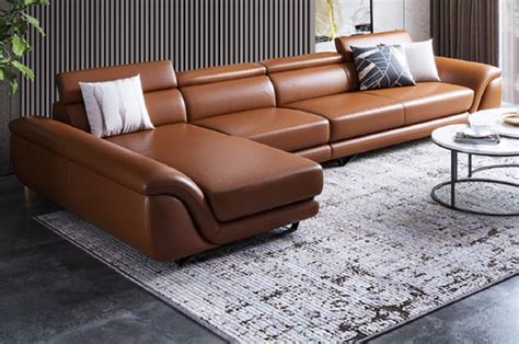 China Modern Simple Real Leather Sofa L Shape Sofa China Furniture