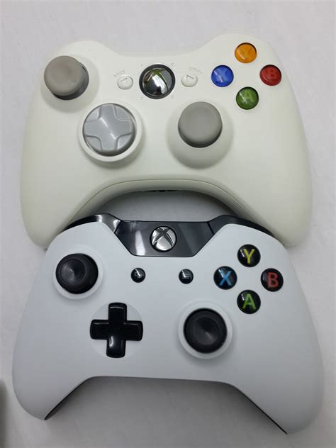 Xbox 360 Vs Xbox One Controller By Rebow19 64 On Deviantart