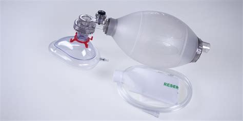 Manual Resuscitator Silicone Resuscitator Ambu Bag Natural White Ambu
