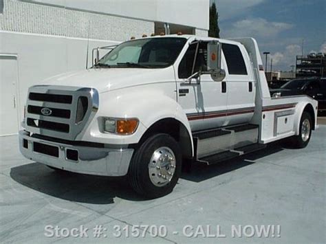 Buy Used 2006 Ford F650 Pro Loader Crew Diesel Dually Hauler Bed Texas