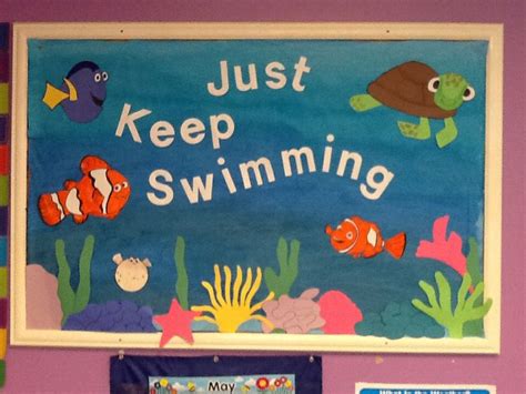 A Nemo Inspired Bulletin Board Ocean Theme Classroom Summer Crafts