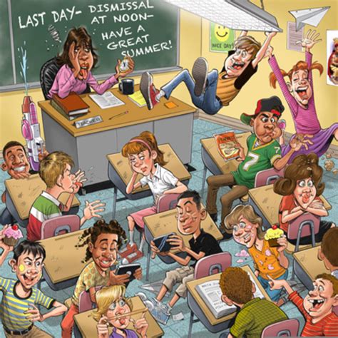 Unruly Classroom Cartoon Free Images At Vector Clip Art