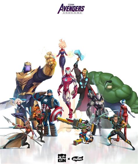 Dinsai On Instagram Avengers Endgame Fan Art Studio Kun X Dinsai การ