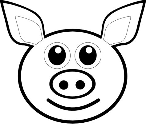 Check spelling or type a new query. Pig Face Outline - ClipArt Best