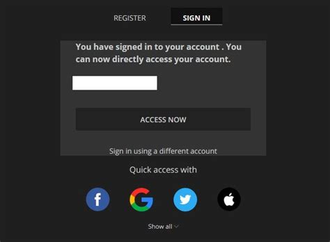 You Have Signed In To Your Account You Can Now Directly Access Your