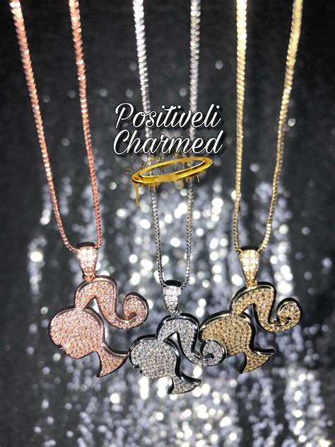 “barbie Silhouette” Necklace Positivelicharmed