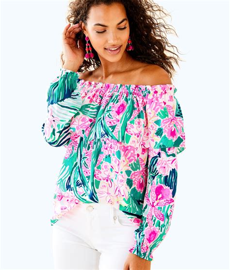 Dee Top 30745 Lilly Pulitzer Floral Tops Fashion Style Inspiration