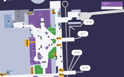 Heathrow Terminal 2 Map Campus Map