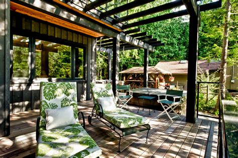 The Lake House Contemporary Deck Vancouver By Sunshine Coast