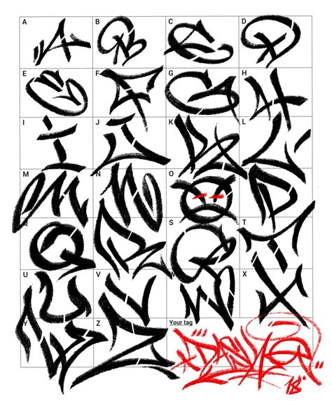 Graffiti Alphabet Styles Graffiti Lettering Alphabet Graffiti Text