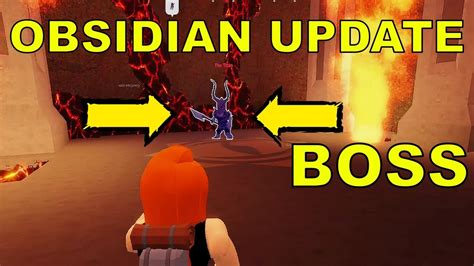 Obsidian Update Novo Boss The Survival Game Roblox Youtube