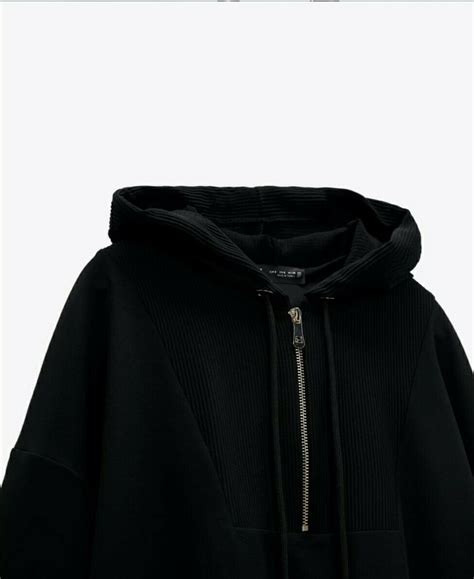 Zara Hooded Pouch Polet Jacket Size Xs Ebay