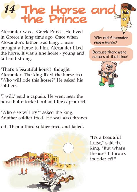 Grade 2 Reading Lesson 14 Myths And Legends The Horse And The Prince