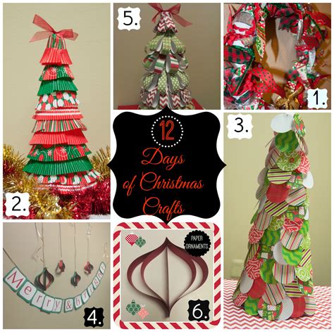 12 Days Of Christmas Crafts Day 3 Paper Circle Christmas Tree All