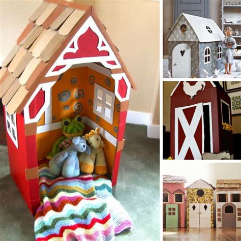15 Amazing Diy Cardboard Playhouses Your Kids Will Want To
