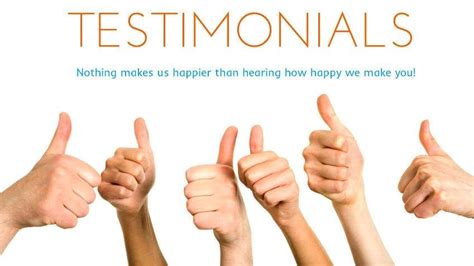 Testimonialswhat Do People Say About You