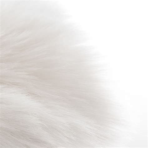 Tapete De Pelo Branco
