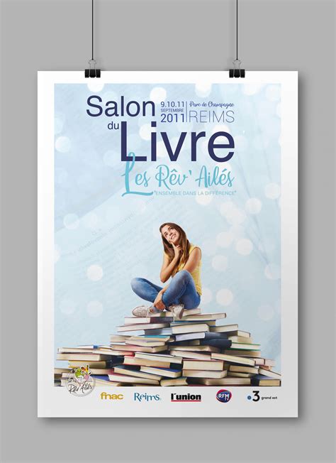 Affiche Salon du Livre - Clarisse Nestolat - Portfiolo