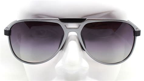 occhiali da sole uomo ovale a goccia pilota aviatore alluminio grigio nero oval drop sunglasses