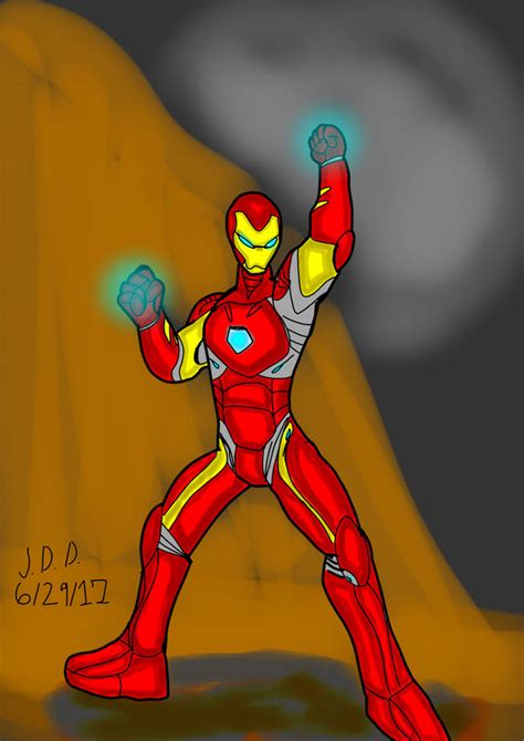Iron Man Infinity War Sketch By Jddishmonart On Deviantart