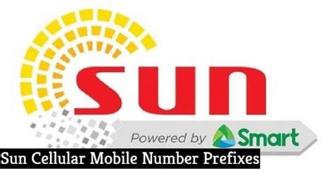 List Of Sun Cellular Mobile Prefixes 2021 Yonip Network