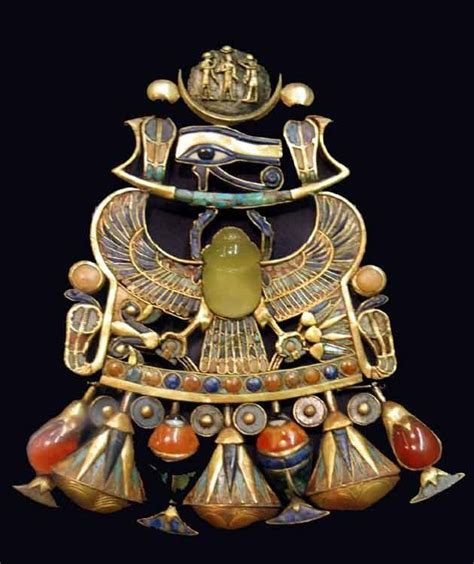 This Worn By King Tut Ankh Amun It Symbolizes The Birth Of The Moon