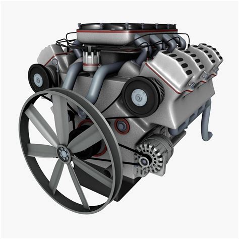 Car Engine 3d Model By Katherina