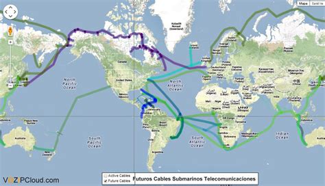 Europaamérica Latina Proyecto De Cable Submarino Ilustrado Con