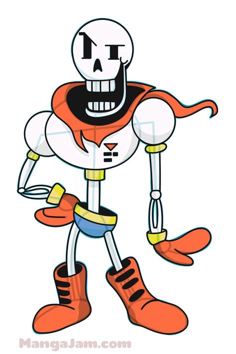 Lets Learn How To Draw Papyrus From Undertale Today Papyrus Pa Pie
