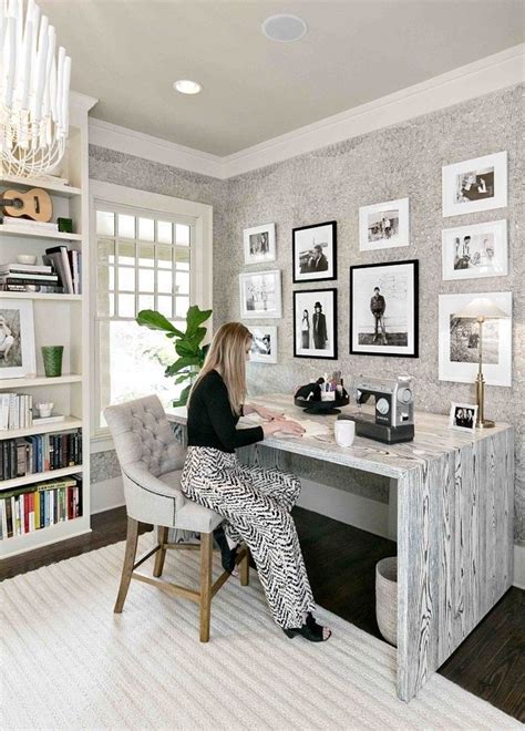 4 Beautiful In Home Office Retreats Styleblueprint Modern Home