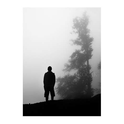 Items Similar To Fog Photography Black And White Photography Alone