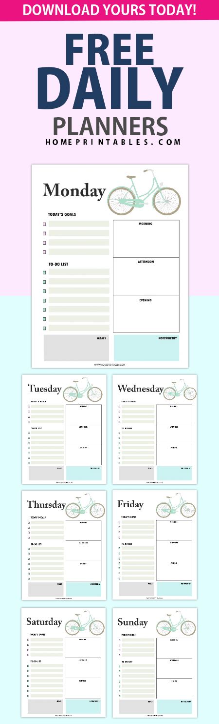 Free Printable Daily Planner Beautiful And Practical Templates