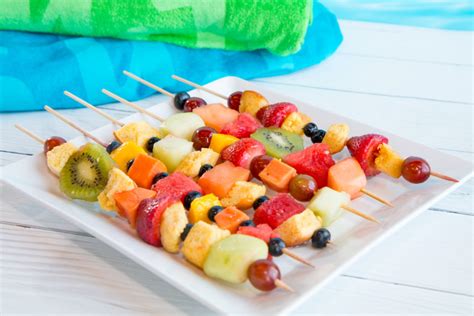 Tropical Fruit Panzanella Skewers Martins Famous Potato Rolls And Bread
